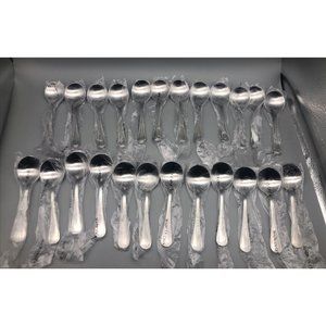 Walco Pacific Rim Bouillon Spoon 18/10 S/S Mirror Finish 5-3/4”Long 24pcs